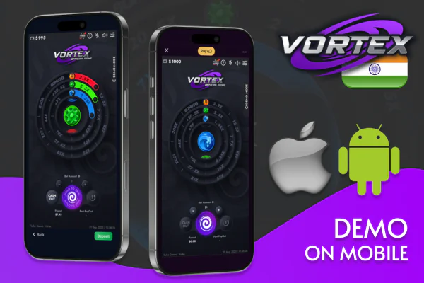 Vortex demo on mobile